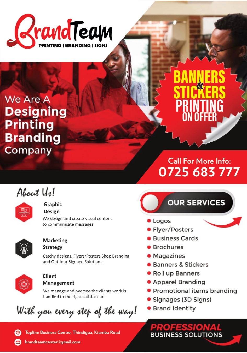 A team of professionals working together